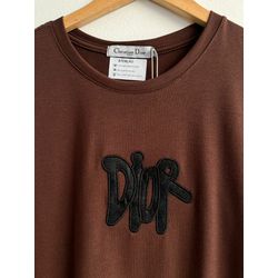 Camiseta Cotton Egípcio DR Estampada - Marrom - 10... - Atacado da Camiseteria Poa