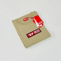 Camiseta Algodão Egípcio DSL - Bege - 1081340094 - Atacado da Camiseteria Poa