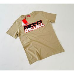 Camiseta Algodão Egípcio DSL - Bege - 10813400103 - Atacado da Camiseteria Poa