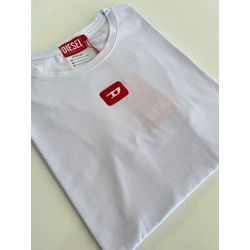 Camiseta Cotton Egípcio DSL Estampada - Branco - 1... - Atacado da Camiseteria Poa