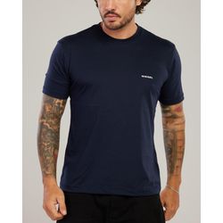 Camiseta Algodão Egípcio DSL - Azul Marinho - 1081... - Atacado Porto Alegre