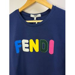 Camiseta Luxo Estampada FND - Azul Marinho - 1050... - Atacado Porto Alegre