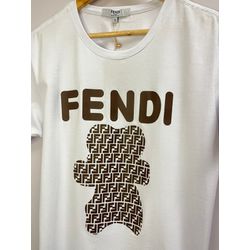 Camiseta Luxo Estampada FND - Branco - 105036118 - Atacado Porto Alegre
