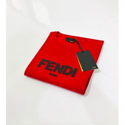 Camiseta Importação FND Estampada - Vermelho - Imp... - Atacado da Camiseteria Poa