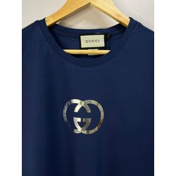 Camiseta Luxo GCC Estampada - Azul - 105034175 - Atacado Porto Alegre