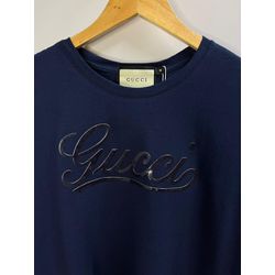 Camiseta Luxo GCC Estampada - Azul Marinho - 10503... - Atacado da Camiseteria Poa