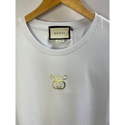 Camiseta Luxo GCC Estampada - Branco - 105034196 - Atacado da Camiseteria Poa
