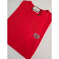Camiseta Cotton Egípcio GCC - Vermelho - 105234056 - Atacado Porto Alegre