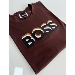 Camiseta Cotton Egípcio HB Estampada - Marrom - 10... - Atacado da Camiseteria Poa