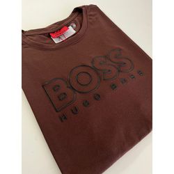 Camiseta Cotton Egípcio HB Básica - Marrom - 10521... - Atacado da Camiseteria Poa