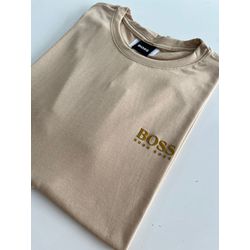 Camiseta Cotton Egípcio HB Estampada - Bege - 1052... - Atacado da Camiseteria Poa
