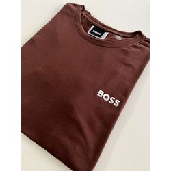 Camiseta Cotton Egípcio HB Estampada - Marrom - 10... - Atacado da Camiseteria Poa