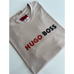 Camiseta Cotton Egípcio HB Estampada - Bege - 1052... - Atacado da Camiseteria Poa