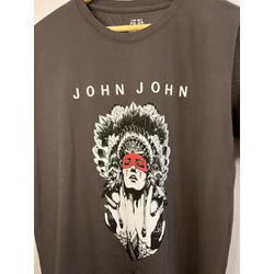 Camiseta Nacional Diferenciada JJ - Cinza Chumbo E... - Atacado Porto Alegre