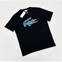 Camiseta Algodão Egípcio LCT - Preto - 108118066 - Atacado da Camiseteria Poa