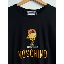 Camiseta Cotton Egipcio Estampada MSCN - Preto - 1... - Atacado da Camiseteria Poa