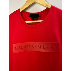 Camiseta Luxo PRD Estampada - Vermelho - 105022015 - Atacado Porto Alegre