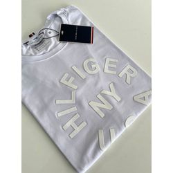 Camiseta Cotton Egípcio TH Estampada - Branco - 10... - Atacado da Camiseteria Poa