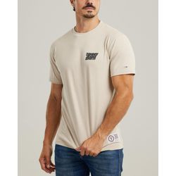 Camiseta Algodão Egípcio TH - Bege - 1081300103 - Atacado da Camiseteria Poa