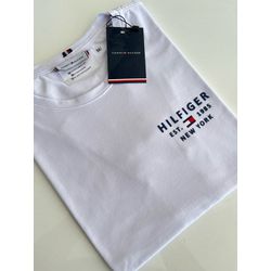 Camiseta Cotton Egípcio TH Estampada - Branco - 10... - Atacado da Camiseteria Poa