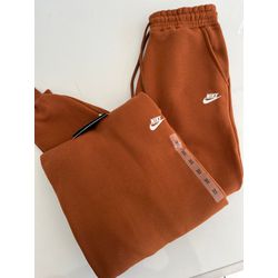 Conjunto Moletom MASCULINO NK - Marrom Terra - Con... - Atacado Porto Alegre
