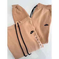 Conjunto Moletom MASCULINO NK - Bege - ConjuntoNk0... - Atacado Porto Alegre
