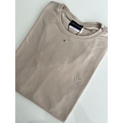 Camiseta Cotton Egípcio Arm - Bege - 1052030218 - Atacado Porto Alegre