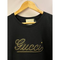 Camiseta Cotton Egípcio GCC Estampada - Preto - 10... - Atacado da Camiseteria Poa