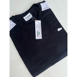 Camiseta Cotton Egípcio LCT - Preto jacaré branco ... - Atacado Porto Alegre