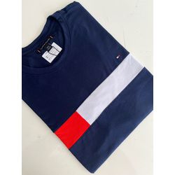 Camiseta Cotton Egípcio TH Estampada - Azul Marinh... - Atacado da Camiseteria Poa