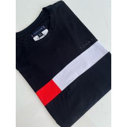 Camiseta Cotton Egípcio TH Estampada - Preto com e... - Atacado da Camiseteria Poa