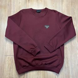 Moletom S/ Capuz PRD - Vinho - 902028018 - Atacado da Camiseteria Poa