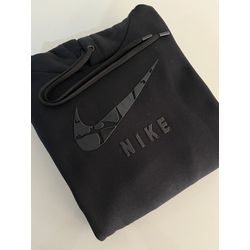 Moletom C/ Capuz Premium NK - Preto - capuzNK0073 - Atacado Porto Alegre