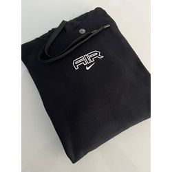 Moletom C/ Capuz Premium NK - Preto - capuzNK0090 - Atacado Porto Alegre