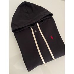 Moletom C/ Capuz PLUS SIZE RL - Preto - 901016010 - Atacado Porto Alegre