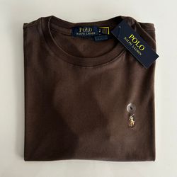 Camiseta PIMA GAMUSA RL - Marrom - GAMUSARL0002 - Atacado Porto Alegre