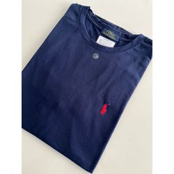 Camiseta Plus Size Cotton Egipcio RL Básica - Azul... - Atacado Porto Alegre
