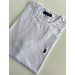 Camiseta Plus Size Cotton Egipcio RL Básica - Bran... - Atacado Porto Alegre