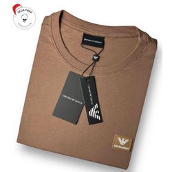 Camiseta SEDA PIMA ARM Estampada - Marrom - spimaa... - Atacado da Camiseteria Poa