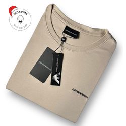 Camiseta SEDA PIMA ARM Estampada - Bege - spimaarm... - Atacado da Camiseteria Poa