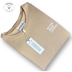 Camiseta SEDA PIMA LCT - Bege - spimaLCT0009 - Atacado da Camiseteria Poa
