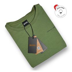 Camiseta SEDA PIMA HB Básica - Verde - spimaHB0049 - Atacado da Camiseteria Poa
