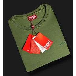 Camiseta SEDA PIMA DSL Básica - Verde - spimaDSL00... - Atacado da Camiseteria Poa