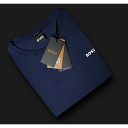 Camiseta SEDA PIMA HB Básica - Azul Marinho - spim... - Atacado da Camiseteria Poa