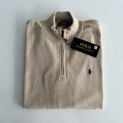 Sueter RL Meio ziper - Bege - sueterpremium00011 - Atacado Porto Alegre