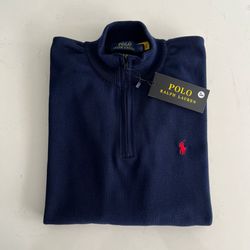 Sueter RL Meio ziper - Azul Marinho - sueterpremi... - Atacado da Camiseteria Poa
