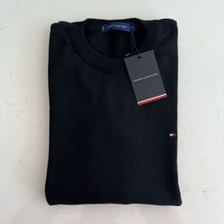 Sueter TH Gola Redonda - Preto - SueterPremiumTH00... - Atacado da Camiseteria Poa