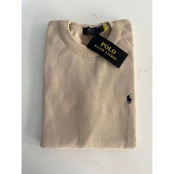 Sueter RL Gola Redonda - Bege - SueterPremiumRL00... - Atacado da Camiseteria Poa