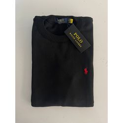 Sueter RL Gola Redonda - Preto - SueterPremiumRL00... - Atacado da Camiseteria Poa
