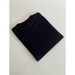 Camiseta Premium sem estampa - Preto - lisas0002 - Atacado da Camiseteria Poa